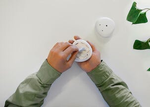 Housegard Pebble Link seriekopplad brandvarnare, 2-pack