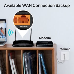 TP-Link Archer MR200 4G-router, AC750