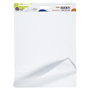 Självhäftande blädderblock, 72 x 62 cm