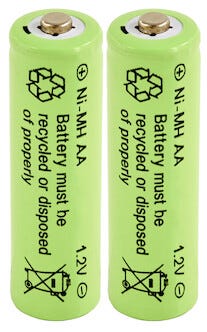 Oppladbart batteri AA/HR6 1000 mAh Solar, 2-pakning