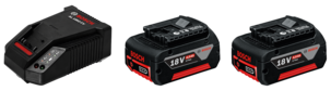 Batterier och laddare Bosch 18 V LI