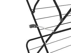 Rise sammenleggbart tørkestativ, svart