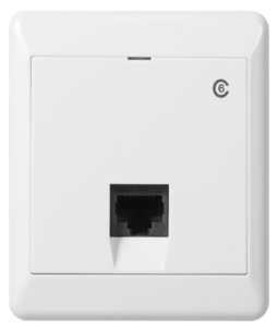 Elko RS utenpåliggende nettverksuttak Cat 6