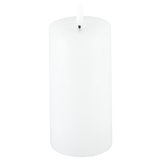 Pöytäkynttilä LED ajastin, valkoinen, Northlight, halkaisija 7,5 cm