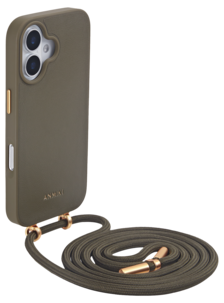 Anmiki Crossbody Phone Case iPhone 16 mobilskal med axelrem