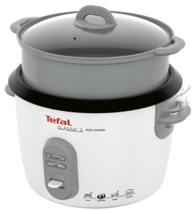 Tefal liten riskokare 1,8 liter, vit RK101115