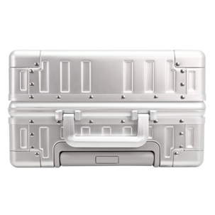 Kabinväska med 8 hjul, aluminium, grå, 56x38x22 cm