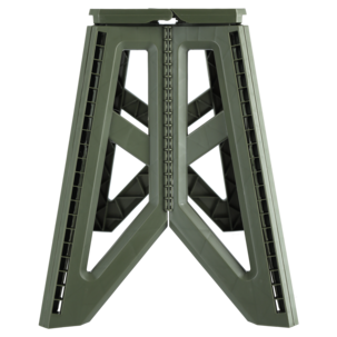 Hopfällbar sittpall grön plast, 45 cm