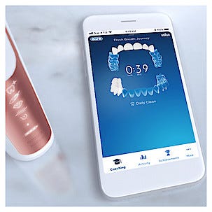 Sähköhammasharja Oral-B Genius X 20200S, Rose Gold