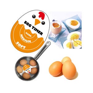 Äggtimer med färgskiftning för perfekt kokta ägg