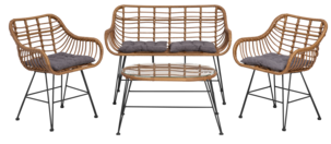 Ulkokalusteet polyrottinkia Lounge