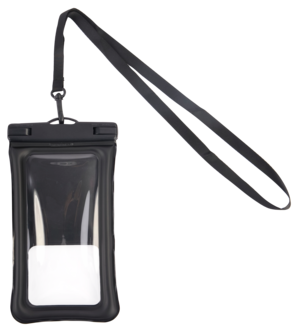 Kelluva kännykkäkotelo, jossa kaulanauha