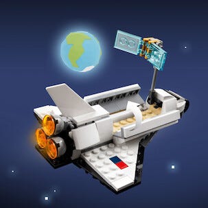 LEGO Creator 3-i-1 romferge 31134, fra 6 år