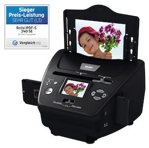 Rollei PDF-S 240, dias, negativ- og bildeskanner 
