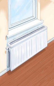 Lämpöpatteriheijastin Tesa