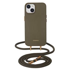 Anmiki Crossbody Phone Case iPhone 15 mobilskal med axelrem