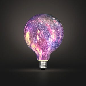 Dekorativ globlampa Galaxy LED E27 4 W, 125 mm