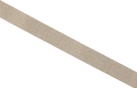 Gavebånd i rillet tekstil, gull, gjenbrukbare