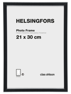 Valokuvakehys Helsingfors 2 kpl, musta.