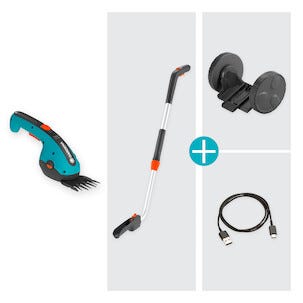Gardena ClassicCut batteridriven grässax med hjul