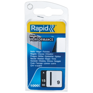 Rapid Nr 9 dyckert 15 mm för spikpistol, 1000-pack