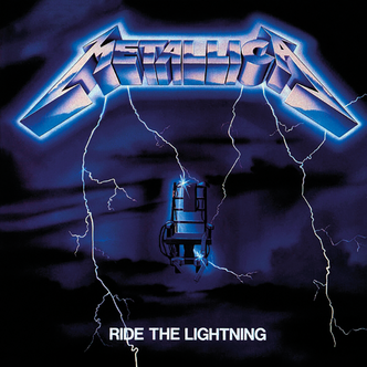Metallica Ride the Lightning vinylplate