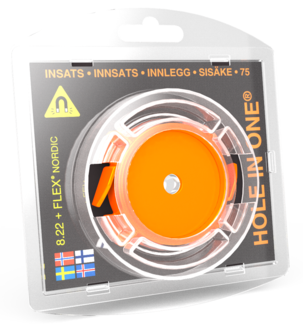 Hole-In-One 8:22+Flex innsats til apparatboks