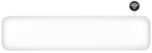 Mill Invisible 850 W panelovn list med WiFi gen. 3