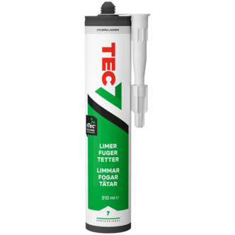 Tec7 fugemassepatron for utendørs og innendørs bruk, 310 ml