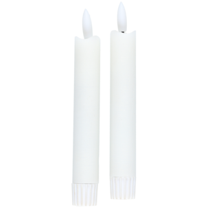Northlight antikklys LED hvit, 16 cm, 2-pakning