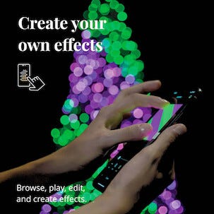 Twinkly Strings RGB+W LED 20 m Valoketju sisä-/ulkokäyttöön.