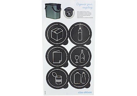 Tarroja jätteenlajitteluastioihin Tidy