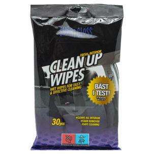 Smart Gloss våtservetter bil, allrengöring, 30-pack