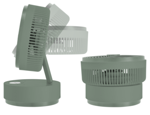 Bordvifte med timer 24 cm, sammenleggbar