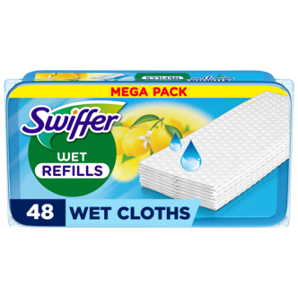 Swiffer Wet Refill fuktiga golvdukar citron