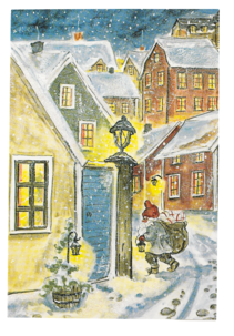 Julkort lyx