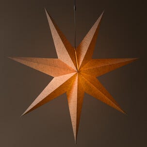 Northlight adventsstjerne i lin