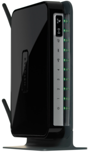 Trådlös N-router med ADSL-modem Netgear DGN2200