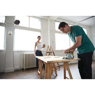 Ryobi sirkelsag 18 V batteridrevet R1801WSLN-0