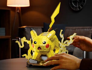 4D Build Pokémon Pikachu 3D-puslespill 201 biter, fra 12 år