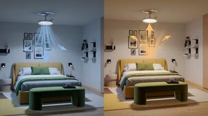 Philips Tynl takvifte med lys, 106 cm, hvit