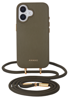 Anmiki Crossbody Phone Case iPhone 16 mobilskal med axelrem