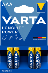 VARTA Longlife Power alkaliskt batteri, AAA/LR03