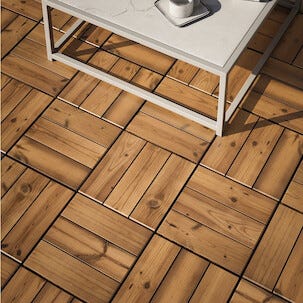 Terassilaatta Smartdeck Thermowood, mänty, 4 kpl