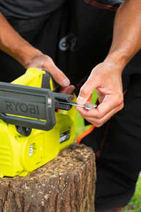 Ryobi One+ 18 V Moottorisaha RY18CS20A-0, akkukäyttöinen