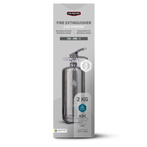 Housegard Steel liten brandsläckare 2 kg