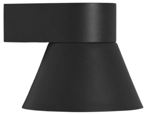 Nordlux Kyklop Cone fasadbelysning ner, svart
