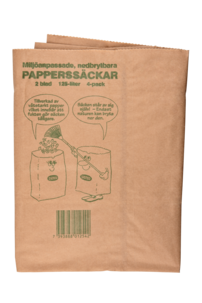 Papirsekker, 125 l