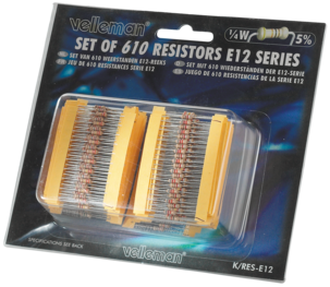 Motstandsett, serie E12