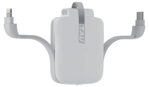 Rolling Square Tau powerbank, nyckelring, 1400 mAh